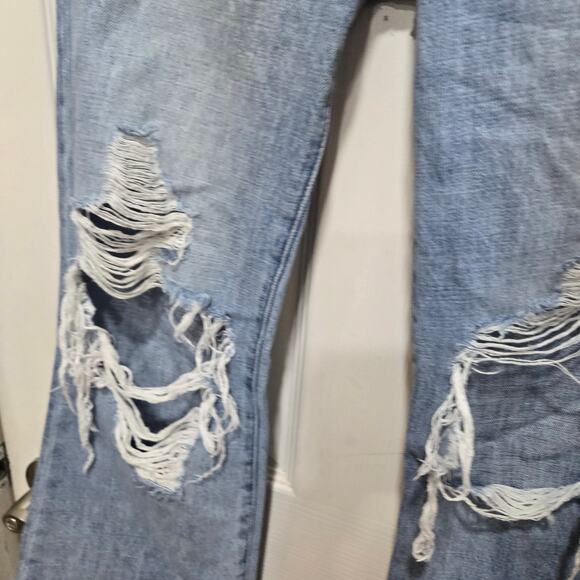 Pistola Keeley Ripped Flare Jeans Light Wash 26 - Picture 4 of 12